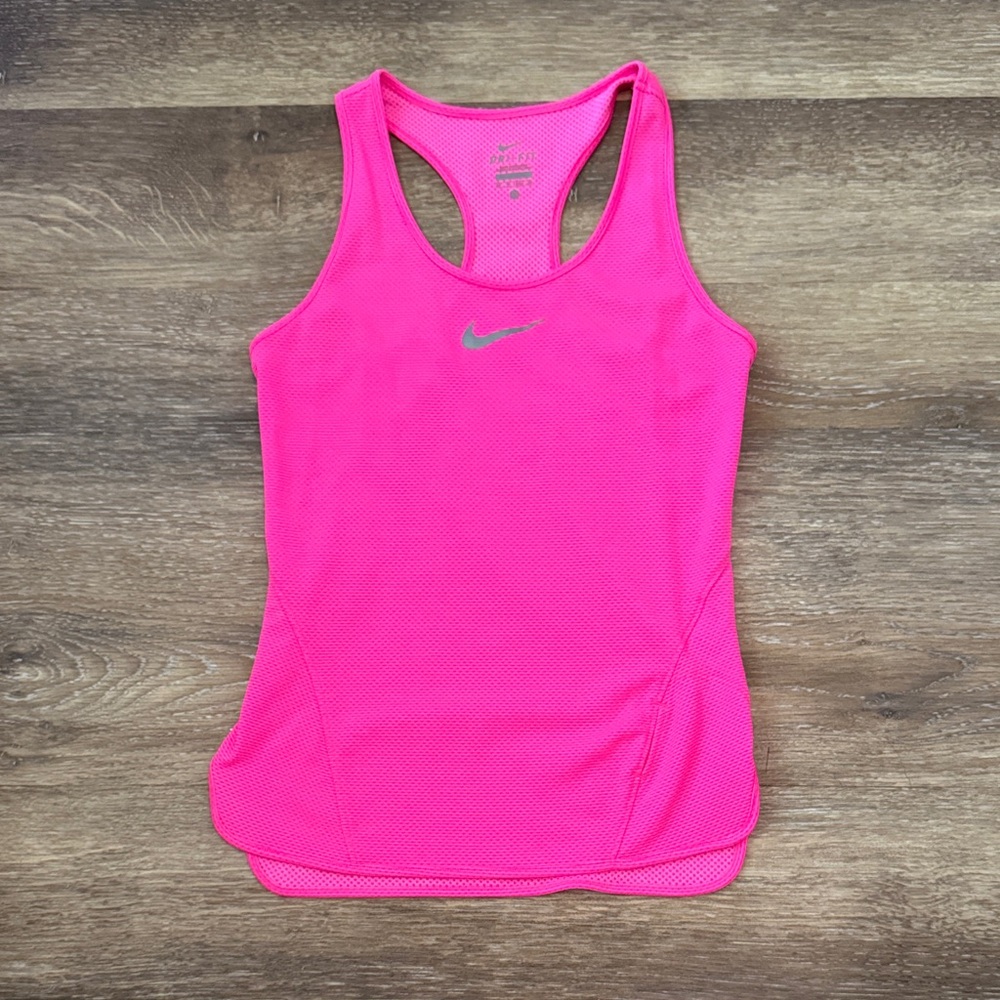Nike Women's Vibrant Pink Racerback Tank